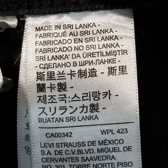 Levi's Women's Ribcage Straight Ankle High Rise Jeans - Black - Picture 5 of 11